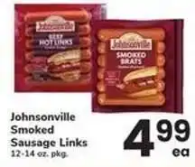 Safeway Johnsonville Smoked Sausage Links offer