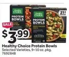 Stop&Shop Healthy Choice Protein Bowls offer