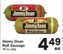 Safeway Jimmy Dean Roll Sausage offer