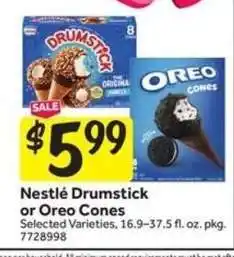 Stop&Shop Nestlé Drumstick or Oreo Cones offer