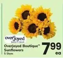 Safeway Overjoyed Boutique Sunflowers offer