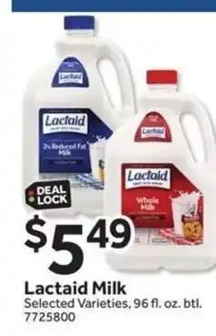Stop&Shop Lactaid Milk offer