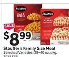 Stop&Shop Stouffer's Family Size Meal offer