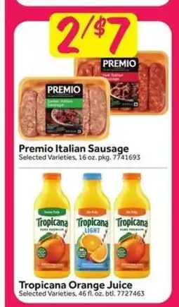Stop&Shop Premio Italian Sausage offer