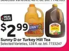 Stop&Shop Sunny D or Turkey Hill Tea offer