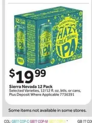 Stop&Shop Sierra Nevada 12 Pack offer