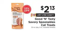 ShopRite Good ‘N’ Tasty Savory Spoonables Cat Treats offer