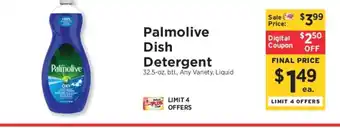 ShopRite Palmolive Dish Detergent offer