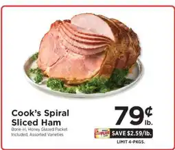 ShopRite Cook's Spiral Sliced Ham offer