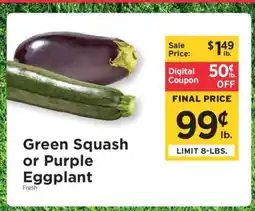 ShopRite Green Squash or Purple Eggplant offer