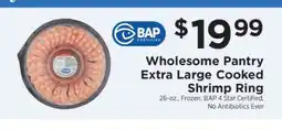 ShopRite Wholesome Pantry Extra Large Cooked Shrimp Ring offer