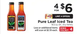 ShopRite Pure Leaf Iced Tea offer