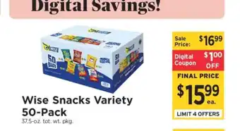 Wise Snacks Variety 50-Pack