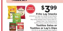 ShopRite Frito Lay Snacks offer