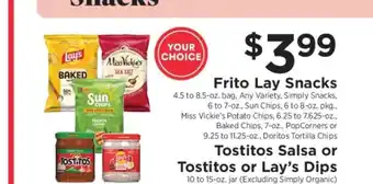 ShopRite Frito Lay Snacks offer