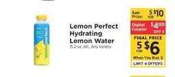 ShopRite Lemon Perfect Hydrating Lemon Water offer