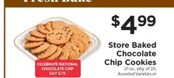 ShopRite Store Baked Chocolate Chip Cookies offer