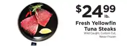 ShopRite Fresh Yellowfin Tuna Steaks offer