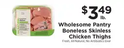 ShopRite Wholesome Pantry Boneless Skinless Chicken Thighs offer