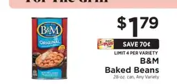 ShopRite B & M Baked Beans offer