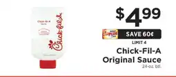 ShopRite Chick-Fil-A Original Sauce offer