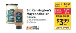 ShopRite Sir Kensington's Mayonnaise or Sauce offer
