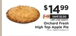 ShopRite Orchard Fresh High Top Apple Pie offer
