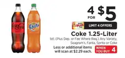 ShopRite Coke 1.25-Liter offer