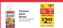 ShopRite Thomas' Swirl Bread offer