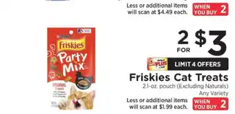 ShopRite Friskies Cat Treats offer