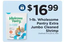 ShopRite Wholesome Pantry Extra Jumbo Cleaned Shrimp offer
