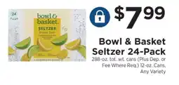 ShopRite Bowl & Basket Seltzer 24-Pack offer