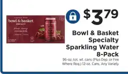ShopRite Bowl & Basket Specialty Sparkling Water 8-Pack offer