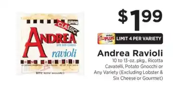 ShopRite Andrea Ravioli offer