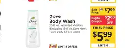 ShopRite Dove Body Wash offer