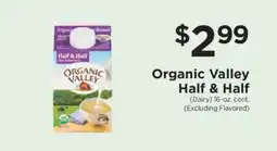 ShopRite Organic Valley Half & Half offer