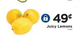 ShopRite Juicy Lemons offer