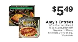 ShopRite Amy's Entrées offer