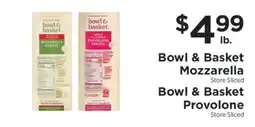 ShopRite Bowl & Basket Mozzarella / Provolone offer