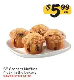 Winn Dixie SE Grocers Muffins offer