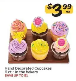 Winn Dixie Hand Decorated Cupcakes offer