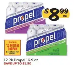 Winn Dixie 12 Pk Propel 16.9 oz offer