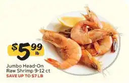 Winn Dixie Jumbo Head-On Raw Shrimp offer