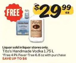 Winn Dixie Tito's Handmade Vodka offer