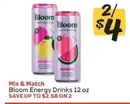 Winn Dixie Bloom Energy Drinks offer