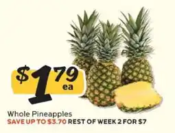 Winn Dixie Whole Pineapples offer