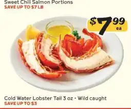 Winn Dixie Cold Water Lobster Tail 3 oz offer