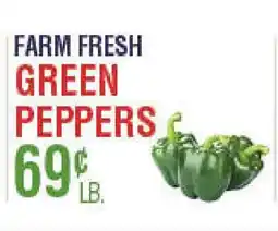 Circus Fruits FARM FRESH GREEN PEPPERS offer
