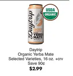 Bristol Farms Daytrip Organic Yerba Mate offer