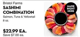 Bristol Farms Bristol Farms SASHIMI COMBINATION offer